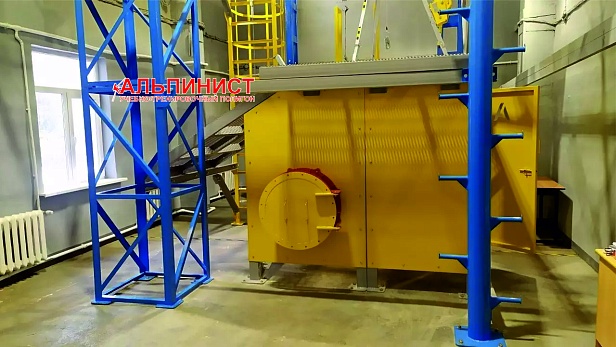 г. Оренбург.На Сакмарской ТЭЦ открылся уникальный учебно-тренировочный полигон «Альпинист 01-02-1»