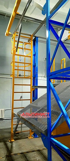 г. Оренбург.На Сакмарской ТЭЦ открылся уникальный учебно-тренировочный полигон «Альпинист 01-02-1»